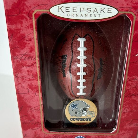 Vintage Hallmark 2000 NFL Collection Dallas Cowboys Christmas Ornament New - Picture 7 of 7
